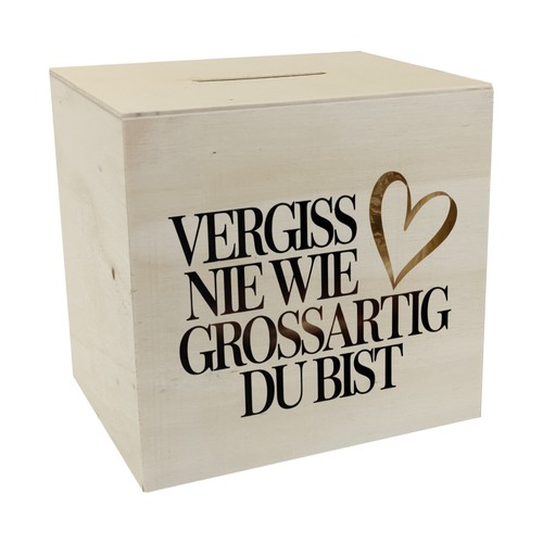 Vergiss nie wie - , du