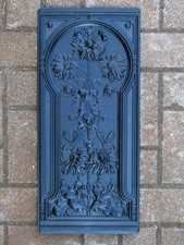 OFENPLATTE + GUSSEISENRELIEF +