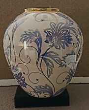 Vintage Vase aus emaillierter