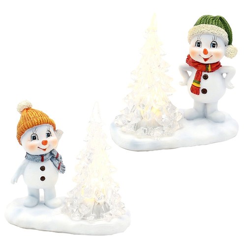 Lustige schneekinder mit - lustige,