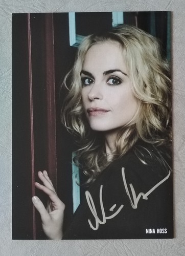 18473 nina hoss autogrammkarte - nina,