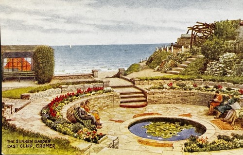 Cromer east cliff versunkener - east,