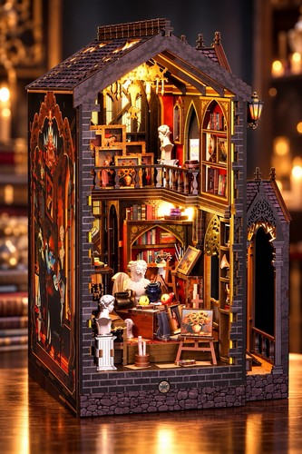 Book nook art studio - art, 3d
