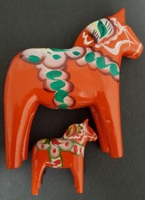 2 Dala Pferde Dalahäst