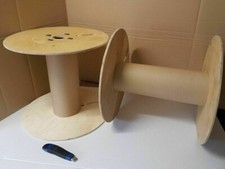 2x Kabeltrommel Holz Rolle