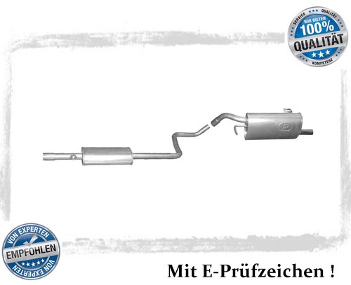 Auspuffanlage für smart - auspuffanlage,