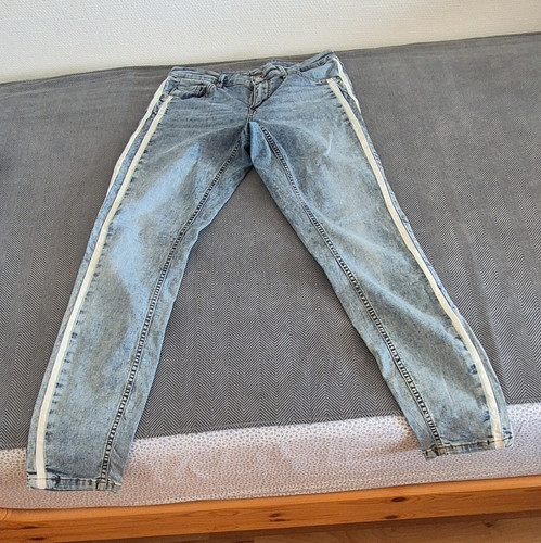 Soccx damen jeans blau weiß - soccx, blau/weiß