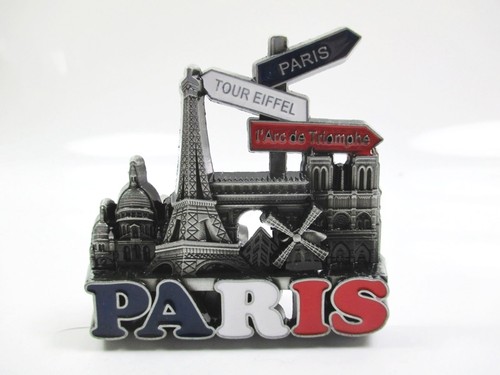 Paris metall magnet souvenir - paris,
