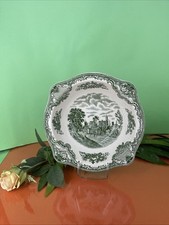 Johnson Bros Old Britain Castles grün Gemüse -Salat Schüssel top Zustand