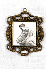 Miniatur-Bilderrahmen für die Puppenstube / Puppenhaus, 800er Silber