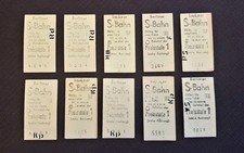 Konvolut alter Fahrkarten 10