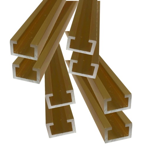 Alu profil gold - alu, c-profil