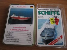 altes Quartett "Spezialisten der Meere - Schiffe" von ASS (1979)