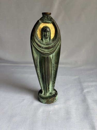 Bronzeskulptur der heiligen - der,