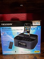 TEVION Weckradio RWi 222 mit Dockingstation für iPod/iPhone/iPad – Neuwertig
