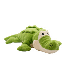 Plüschtier Krokodil | 100% BIO | 31 cm Plüschkrokodil Grün Stofftier Kuscheltier