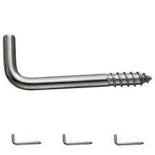 L-Haken Hakenschraube Schraubhaken Winkelhaken Edelstahl Halterung Wandhalter VA