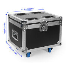 Flightcase Transportcase mit Rollen Transport Case Scheinwerfer Kiste 4 in 1