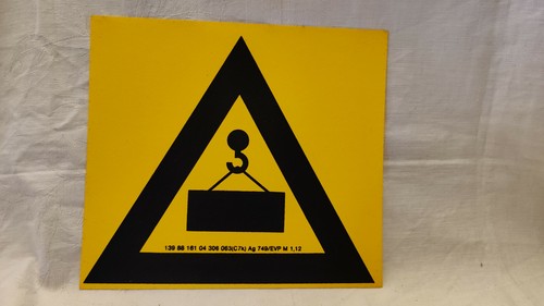 Ddr schild pvc schwebende - schild,