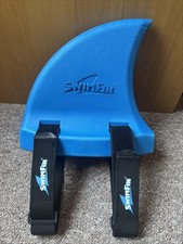 SwimFin Shark Schwimmflosse Schwimmhilfe Rückenschwimmer blau 15-30kg Kinder Unisex