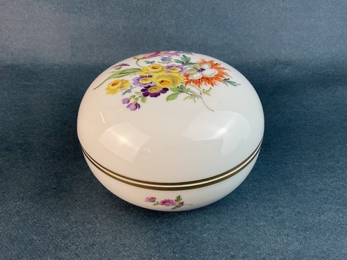 Meissen porzellan deckeldose - meissen,