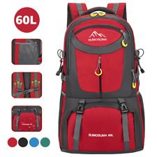 60L Rucksack Herren Damen Wanderrucksack Camping Trekkingrucksack Wasserdicht