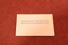 Mitgliedsbuch Der Gesellschaft