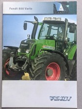FENDT 800 Vario 818 820 Traktoren Prospekt Bulldog Schlepper