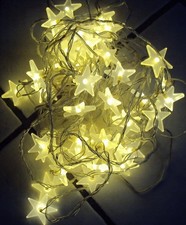 Lichterkette IKEA GLÄNSA  - Sterne -  mit Netzteil