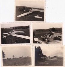 5 x Foto - Segelflugschule auf