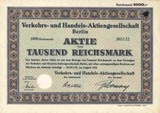 Verkehrs und Handels AG 1932