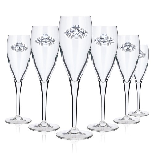 Goldhand sekt glas 1l - 6x,