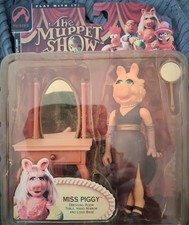 MUPPETS SHOW 25YEARS MISS PIGGY ACTION E FOZZIE BEAR FIGUREN THE MUPPET NEU !