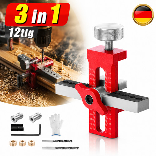 Bohrschablone bohrhilfe - 3-in-1,