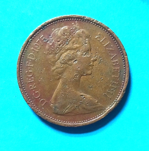 Pence münze großbritannien - 2,