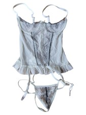 CASMIR Dessous Set Damen Weiß
