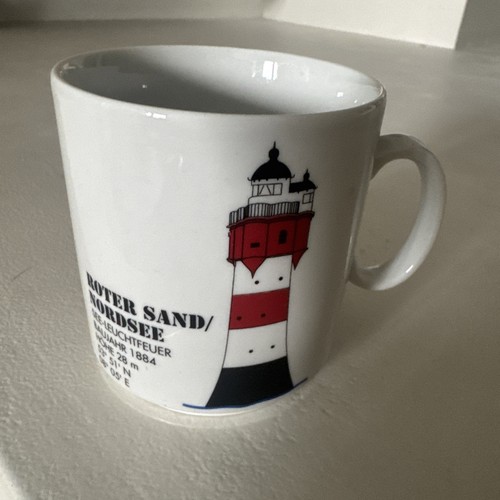 Leuchtturmtasse roter sand - roter,