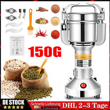 Elektrische Getreidemühle 850W Maschine Maismühle 150g Gewürzemühle Edelstahl