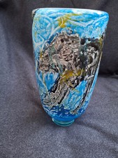 Große Glas Vase Studioglas