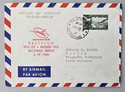 Flugpost beleg jugoslawien - flugpost,