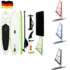 Stand Up Paddleboard mit Segel Aufblasbar Windsurf Rigg SUP Viele 