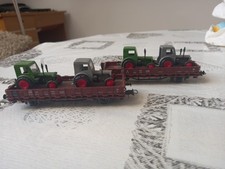 2 Güterwagen mit Ladung H0 von Roco für Gleichstrom Ohne OVP,guter Zustand