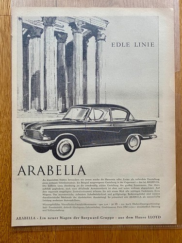 Arabella borgward gruppe lloyd - arabella,