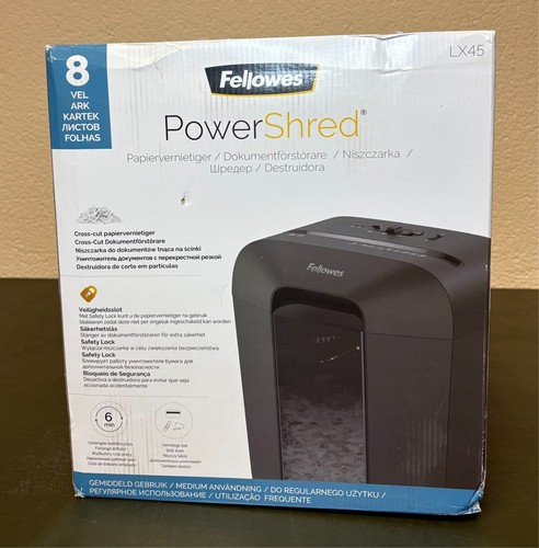 Fellowes lx45 powershred - lx45, powershred®