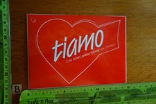 Alter Aufkleber Nahrung Genuss Schokolade Pralinen SPRENGEL tiamo