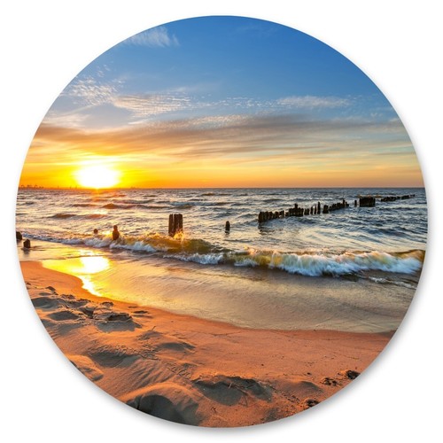 Sticker kreis sonnenuntergang - sticker,