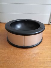 Aschenbecher ROSCONI silber-schwarz Design Metall 1150 gr.!!! schwer