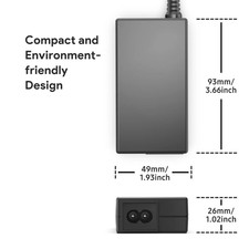 65W power supply charger for