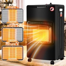 Gasheizung Gaskamin 3 Heizstufen Schnellheizer Heizstrahler 4200W Gasheizer