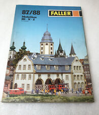 Faller Katalog 1987/1988, Spur H0-N-Z und Mappe Faller 1988 Neuheiten